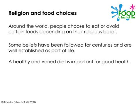 Enjoy your <b>culture</b> and the foods that make it special, but look for ways to tweak diet traditions to make them more healthful. . Describe how culture religion and health conditions impact on food choices silkysteps